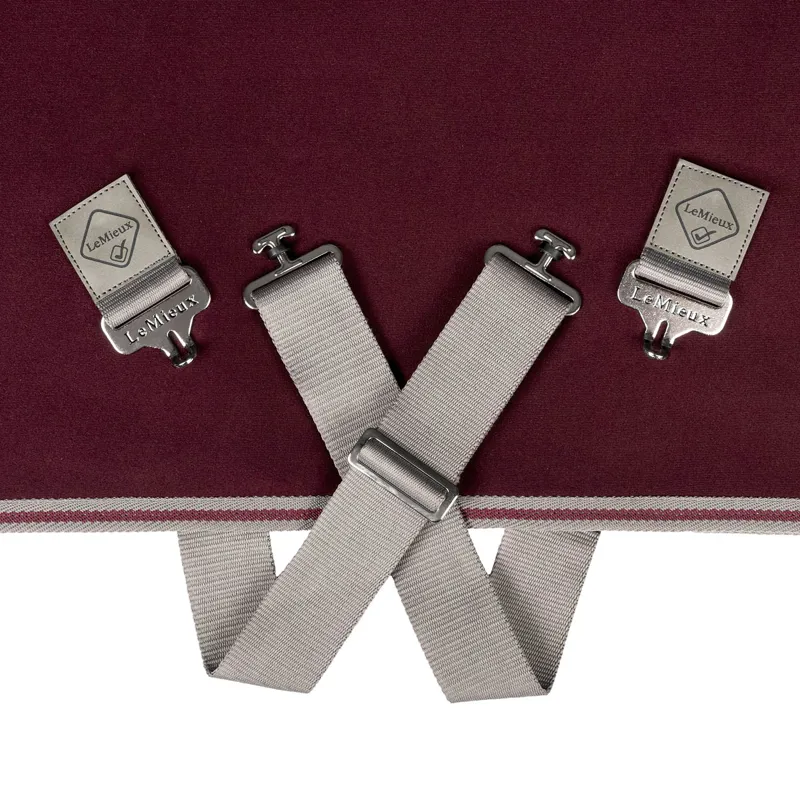 LeMieux Arika Jersey-Tek Rug in Burgundy-4